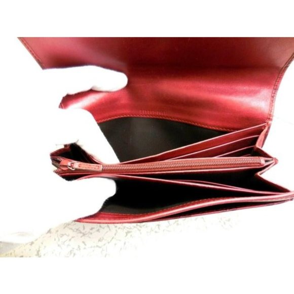 Gucci Metallic Magenta Chrome Xl Embossed Guccissima Leather Wallet - Picture 3 of 11